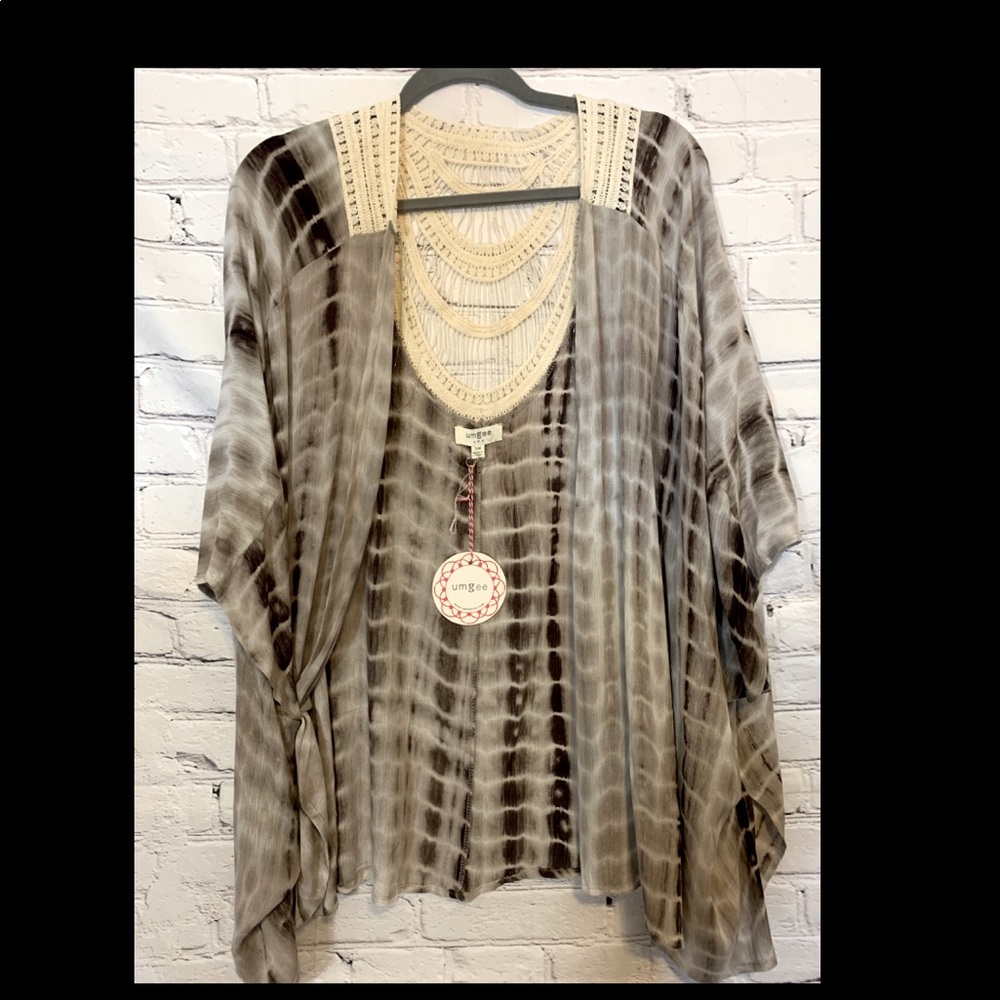 Tie-die cardigan